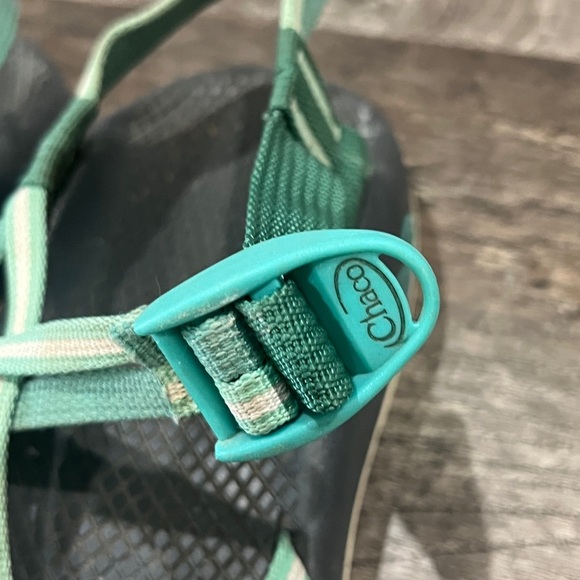 Chaco Green Strappy Sandals - Picture 2 of 5